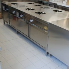 RISTORANTE CINESE - CUCINA MONOBLOCCO REGNICOLI BILANCE PIASTRA INDUZIONE WOK